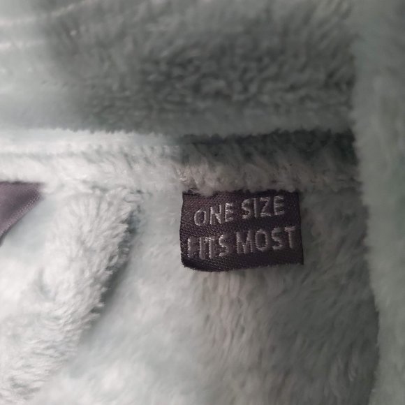 Women's Scallop Etched Luxury Ladies Robe Collection, Mint Green, OS - Picture 6 of 9